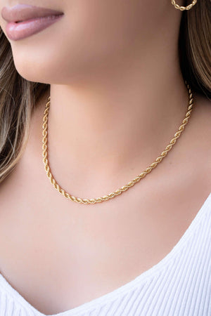 Choker Cordão Baiano Banhado a Ouro 18K