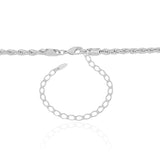 Choker Cordão Baiano Ródio Branco
