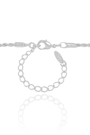 Gargantilha Cordão Baiano Ródio Branco