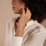 Pulseira Riviera Cristal Banhado a Ouro 18K