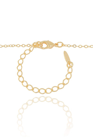 Gargantilha Filho Meninos Corações Lisos Banhado a Ouro 18K - 45 cm