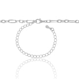 Choker Elos 4 mm Ródio Branco