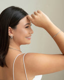 Aro Torcido 3mm Ródio Branco