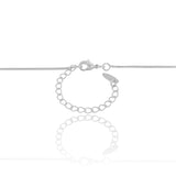 Gargantilha Filho Menino Cravejado Cristal Ródio Branco