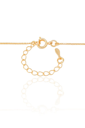 Gargantilha Veneziana Pingente Bola 10mm Banhado a Ouro 18K