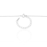 Gargantilha Veneziana Gota Cristal Ródio Branco