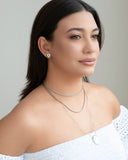 Gargantilha Rabo de Rato 2.5 mm Ródio Branco