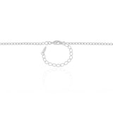 Gargantilha Grumet 2 mm Ródio Branco