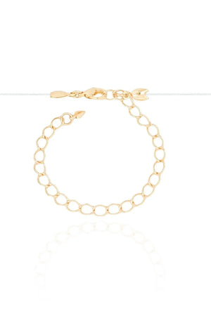 Gargantilha Nylon Pingente Coração Banhado a Ouro 18K