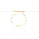 Gargantilha Nylon Pingente Coração Banhado a Ouro 18K