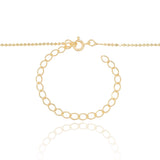 Choker Bolinhas Achatadas Banhado a Ouro 18K