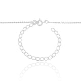 Choker Bolinhas Achatadas Ródio Branco