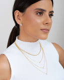 Choker Snake 3 mm Banhado a Ouro 18K