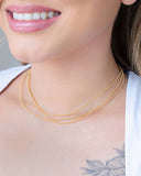 Pulseira Corda de Violão Banhado a Ouro 18K