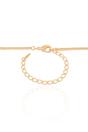 Gargantilha Canutilhos 2 mm Banhado a Ouro 18K