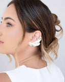 Ear Cuff Asa Lisa Ródio Branco