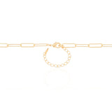 Gargantilha Elos Detalhados Banhado a Ouro 18K