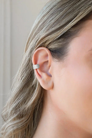 Piercing Liso Achatado Ródio Branco