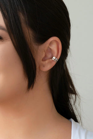 Piercing Liso Vazado Ródio Branco