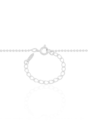 Choker Bolinhas Lisas 1.5 mm Ródio Branco