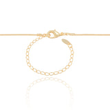 Gargantilha Longa Palito Banhado a Ouro 18K