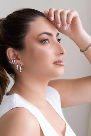 Piercing Tubo Liso Ródio Branco