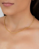 Choker Elos Portugueses Banhado a Ouro 18K