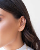 Piercing Três Filetes Banhado a Ouro 18K