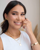 Anel Dedinho Liso Ajustável Banhado a Ouro 18K