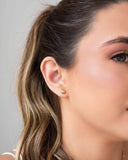 Brinco Bola Lisa 6 mm Ródio Branco