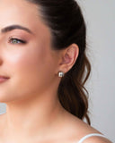 Brinco Bola Lisa 12 mm Ródio Branco