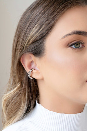 Piercing Torcido Ródio Branco