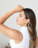 Brinco Argola Mola Banhado a Ouro 18K