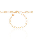 Choker Elos Ovais Banhado a Ouro 18K