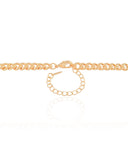 Gargantilha Grumet 6 mm Banhado a Ouro 18K - 45 cm