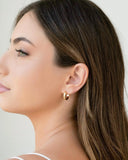 Brinco Argola Lisa 1.5 cm Banhado a Ouro 18K