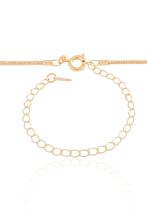Choker Rabo de Rato Banhado a Ouro 18K