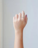 Anel Bolinhas Lisas Tamanho 19 Ródio Branco