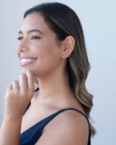 Brinco Argola Tubo 3.3 cm Banhado a Ouro 18K