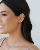 Brinco Argola Lisa 1.3 cm Ródio Branco