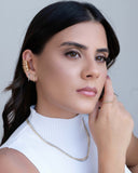 Gargantilha Elos Trabalhados Banhado a Ouro 18K