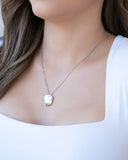 Gargantilha Veneziana Orgânico Ródio Branco