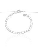 Gargantilha Veneziana Orgânico Ródio Branco