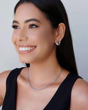 Choker Grumet 4 mm Ródio Branco