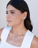 Gargantilha Veneziana Coração Liso Banhado a Ouro 18K