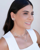 Gargantilha Veneziana Coração Liso Ródio Branco