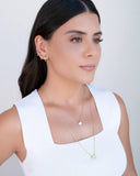 Escapulário Veneziana Espirito Santo Banhado a Ouro 18K