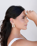 Anel Abaulado Liso Tamanho 15 Ródio Branco