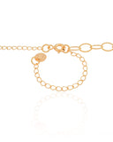 Choker Elos Ovais 5 mm Banhado a Ouro 18K