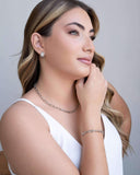 Choker Elos Torcidos Ródio Branco